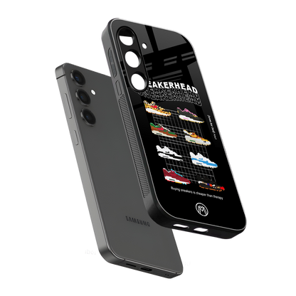 sneakerhead back phone cover | glass case for samsung galaxy s23
