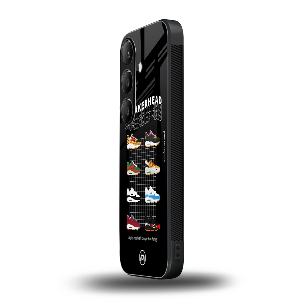 sneakerhead back phone cover | glass case for samsung galaxy s24 fe