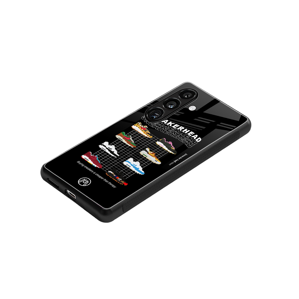 sneakerhead back phone cover | glass case for samsung galaxy s24 fe