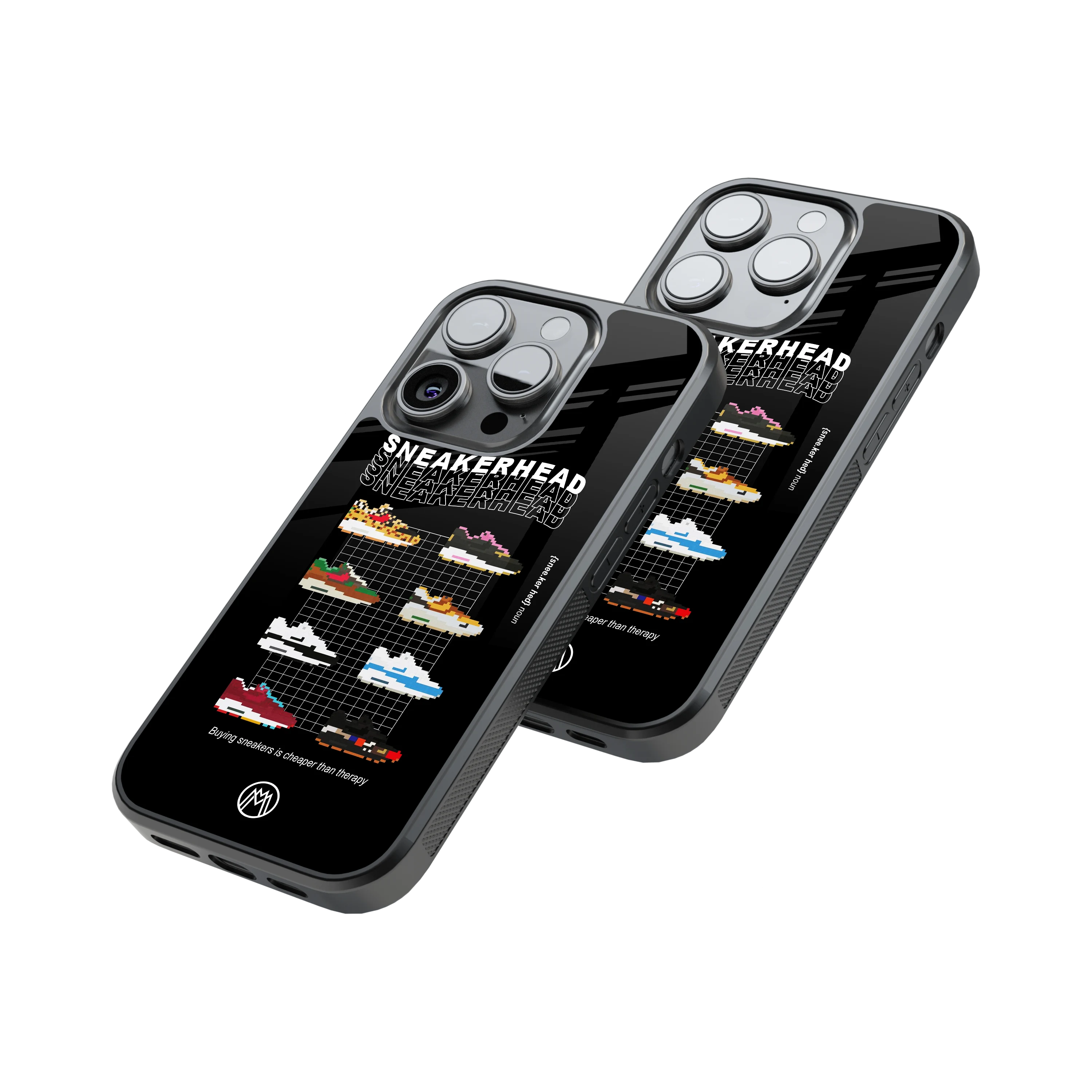 Protective Glass Back Phone Case Compatible with iPhone, Samsung, OnePlus, Pixel & More