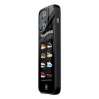 Slim Glass Back Phone Case for Multiple Brands – iPhone, Samsung, Redmi, OnePlus, Oppo, Vivo