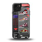 sneaxels back phone cover | glass case for iphone 13 mini