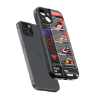 sneaxels back phone cover | glass case for iphone 13 mini