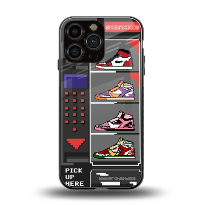 sneaxels back phone cover | glass case for iphone 13 pro max