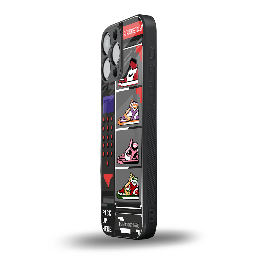 sneaxels back phone cover | glass case for iphone 13 pro max