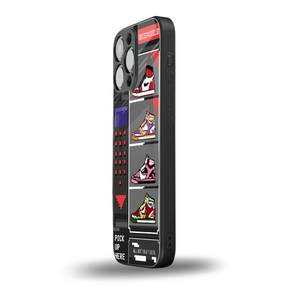 sneaxels back phone cover | glass case for iphone 13 pro max