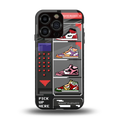 sneaxels back phone cover | glass case for iphone 13 pro