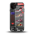 sneaxels back phone cover | glass case for iphone 15 plus