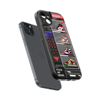 sneaxels back phone cover | glass case for iphone 14 plus