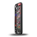 sneaxels back phone cover | glass case for iphone 15 plus