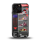 sneaxels back phone cover | glass case for iphone 15 pro