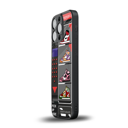sneaxels back phone cover | glass case for iphone 14 pro