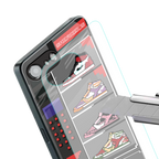sneaxels back phone cover | glass case for iphone 16e