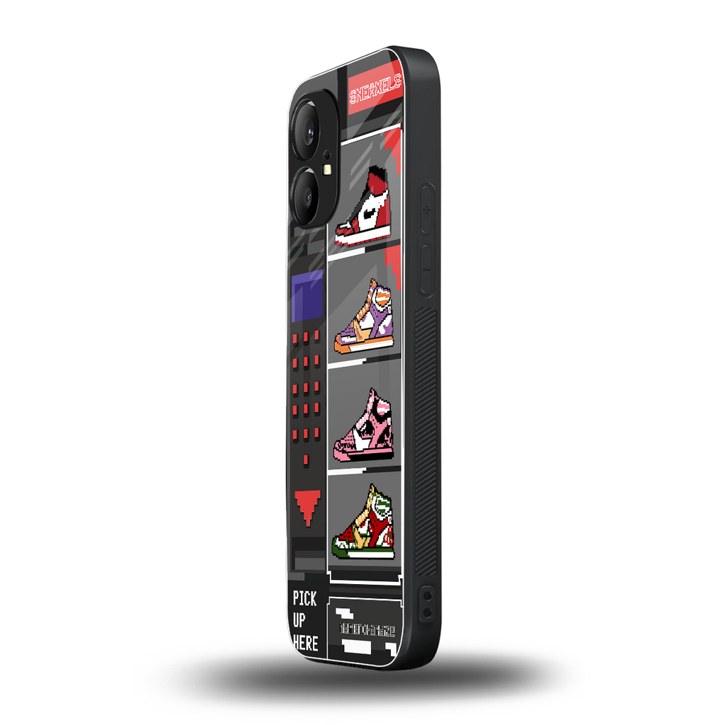 sneaxels back phone cover | glass case for nothing phone 1