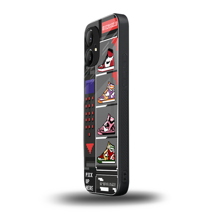 sneaxels back phone cover | glass case for nothing phone 1
