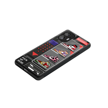 sneaxels back phone cover | glass case for nothing phone 2