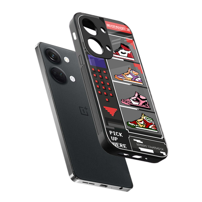 sneaxels back phone cover | glass case for oneplus nord 3