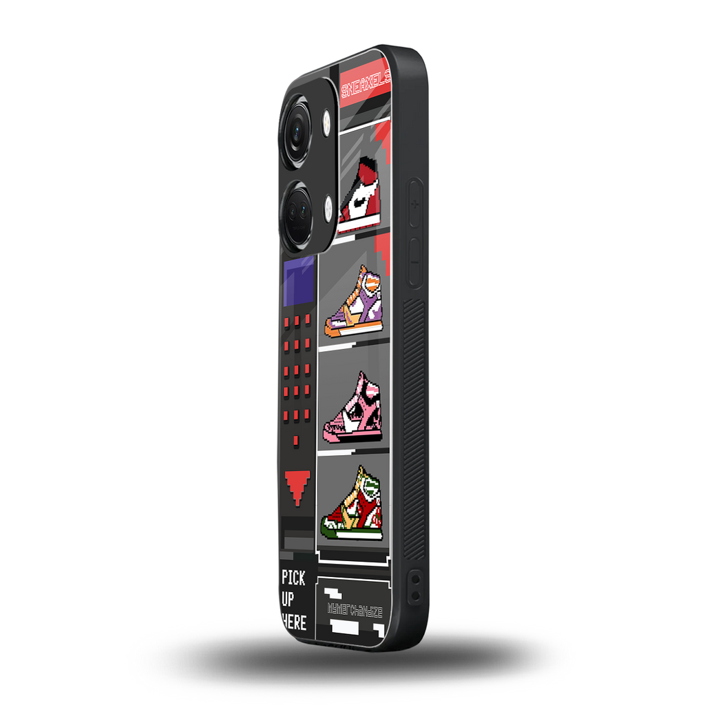 sneaxels back phone cover | glass case for oneplus nord 3