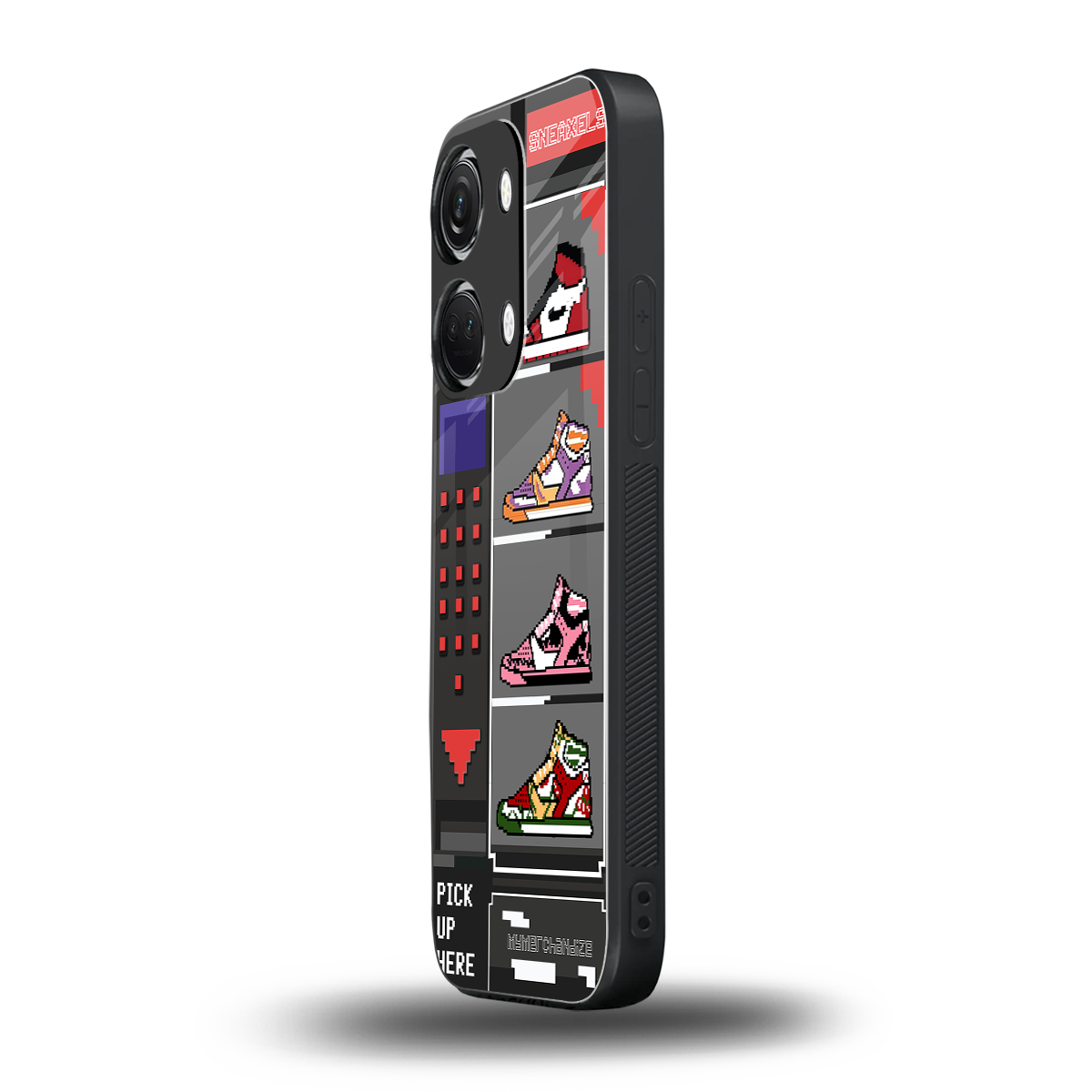 sneaxels back phone cover | glass case for oneplus nord 3