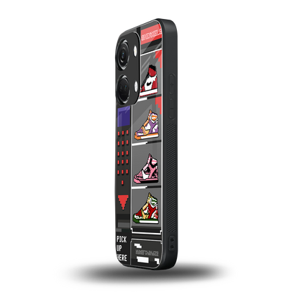 sneaxels back phone cover | glass case for oneplus nord 3