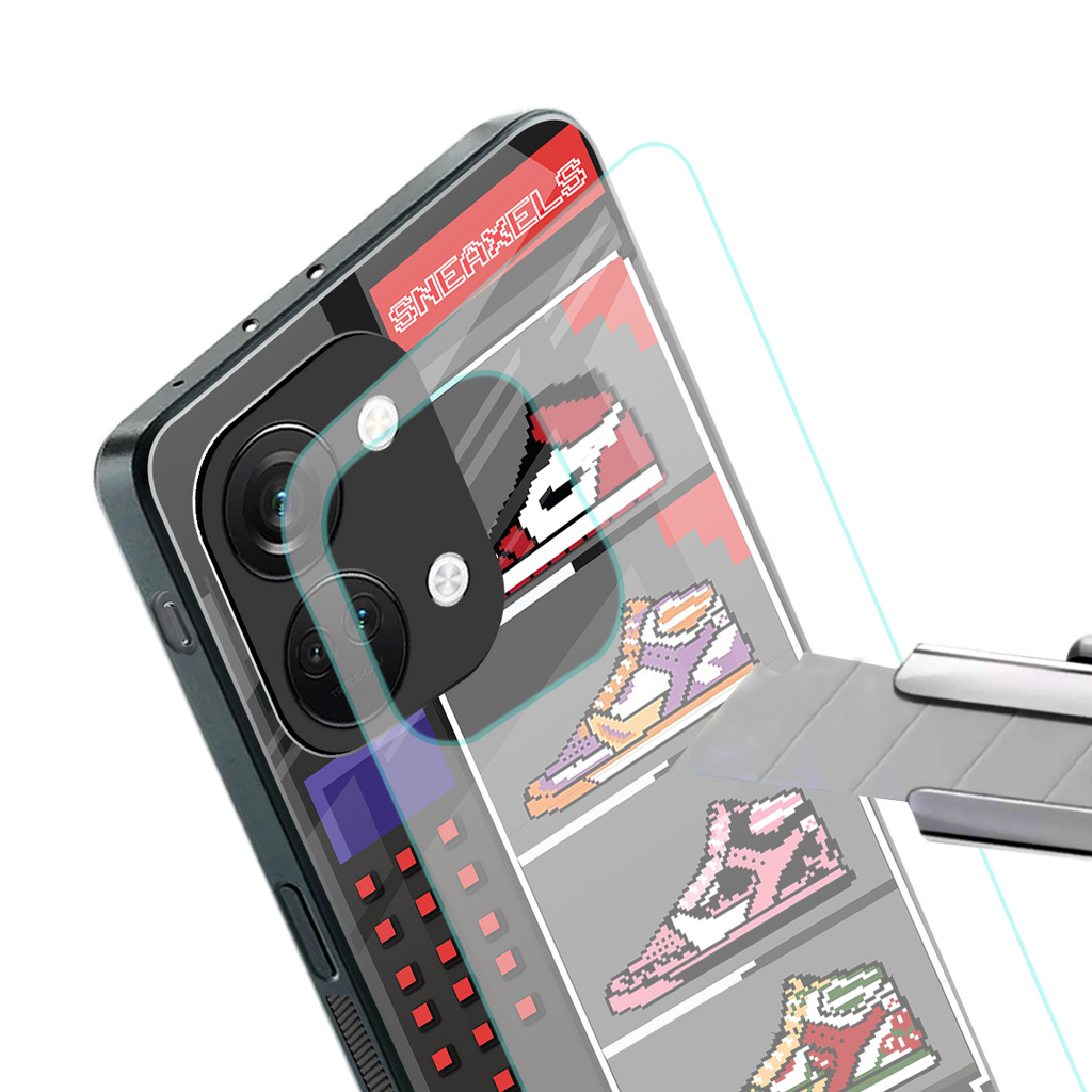 sneaxels back phone cover | glass case for oneplus nord 3