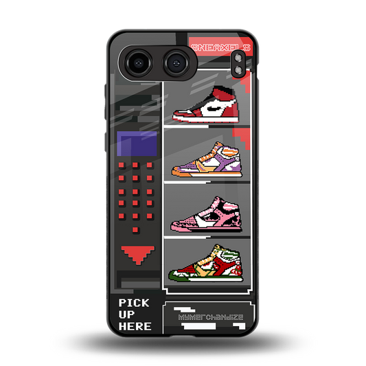 sneaxels back phone cover | glass case for oneplus nord 4