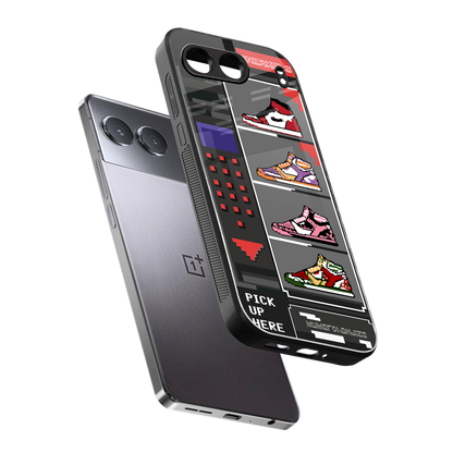 sneaxels back phone cover | glass case for oneplus nord 4