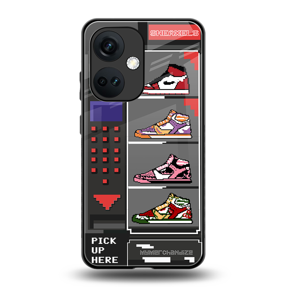sneaxels back phone cover | glass case for oneplus nord ce 3