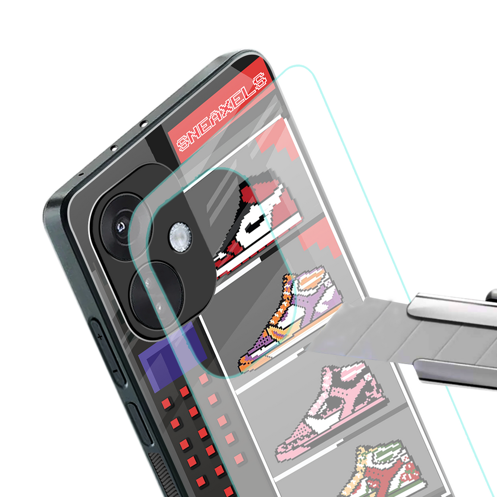 sneaxels back phone cover | glass case for oneplus nord ce 3
