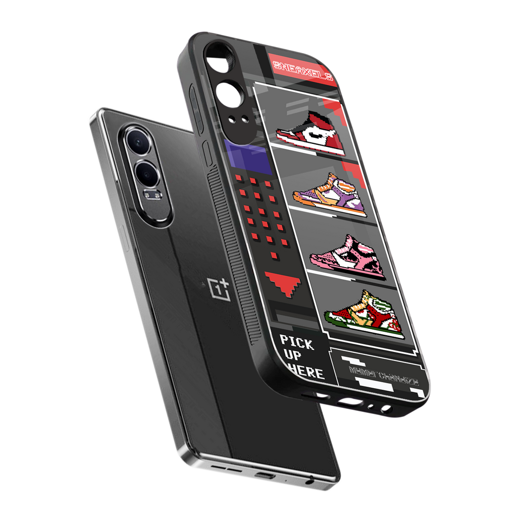sneaxels back phone cover | glass case for oneplus nord ce 4 lite