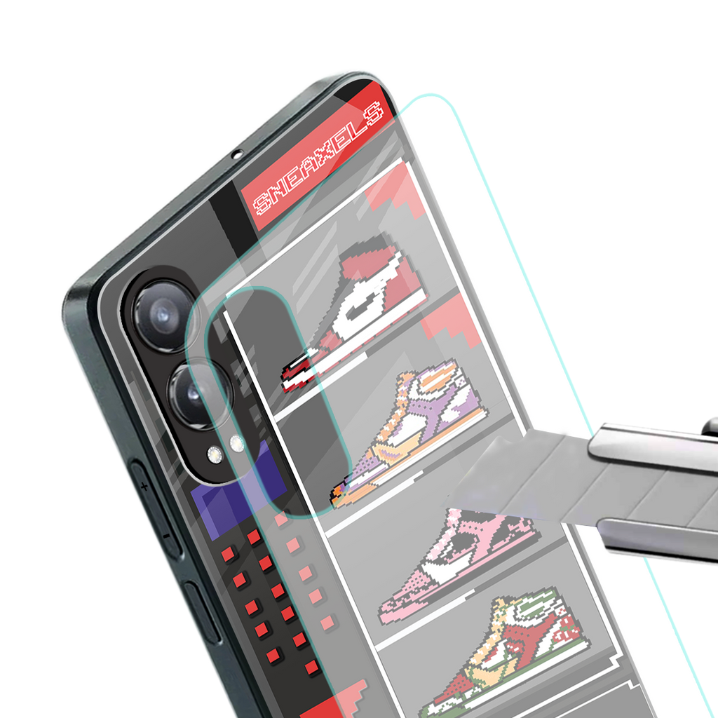sneaxels back phone cover | glass case for oneplus nord ce 4 lite