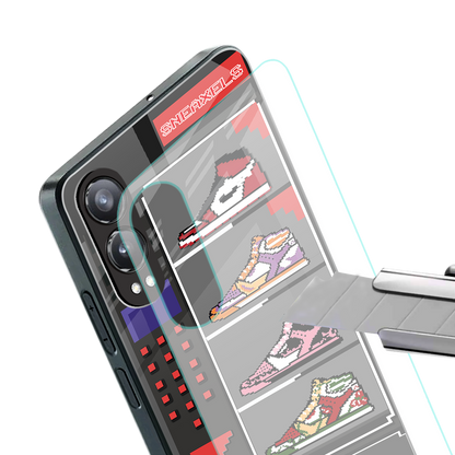 sneaxels back phone cover | glass case for oneplus nord ce 4 lite