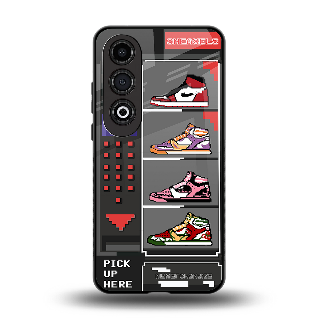 sneaxels back phone cover | glass case for oneplus nord ce 4