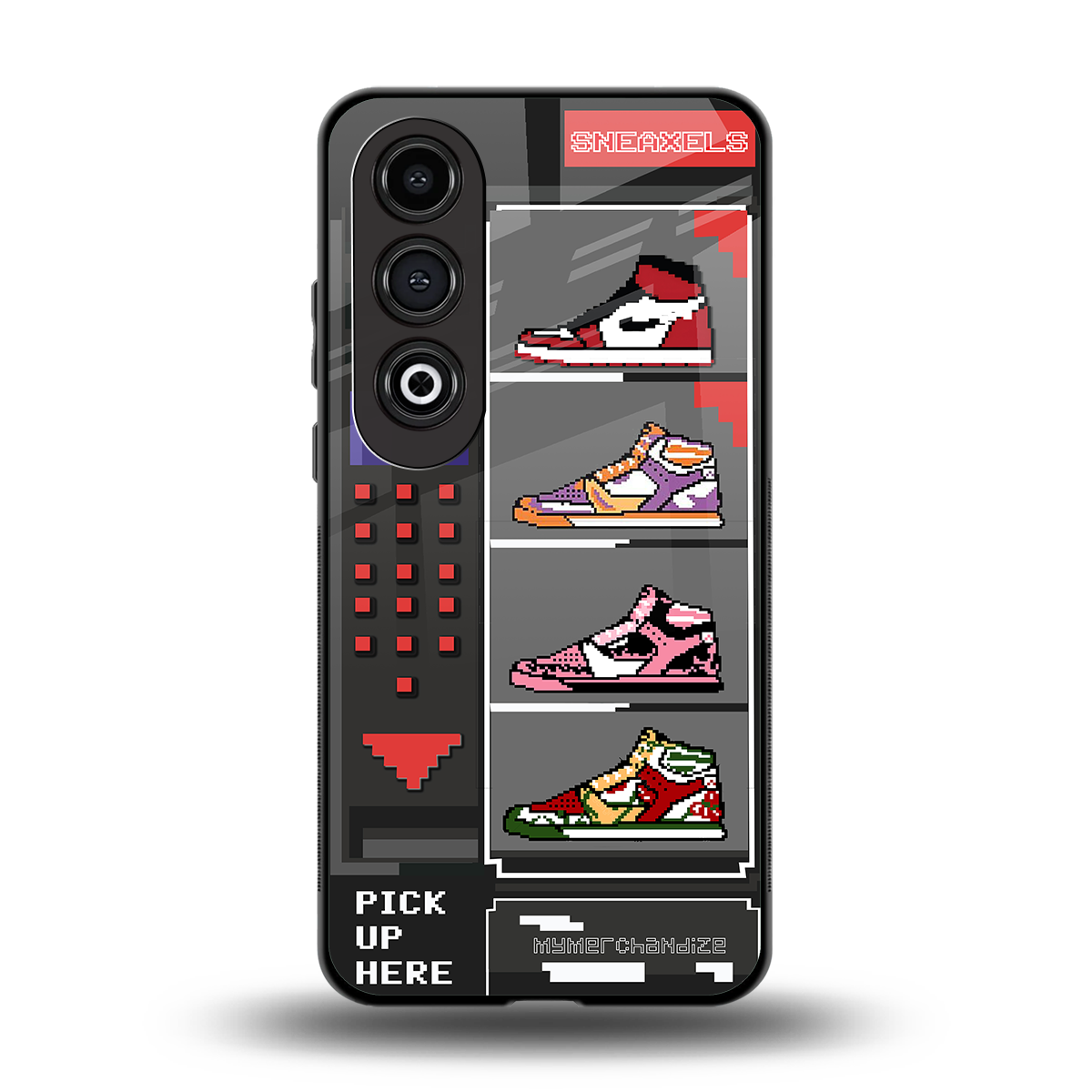 sneaxels back phone cover | glass case for oneplus nord ce 4