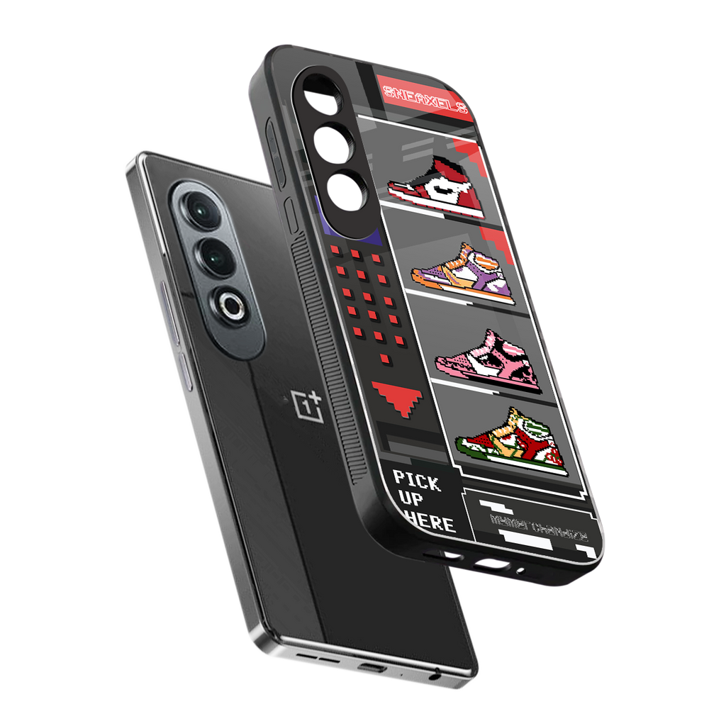sneaxels back phone cover | glass case for oneplus nord ce 4