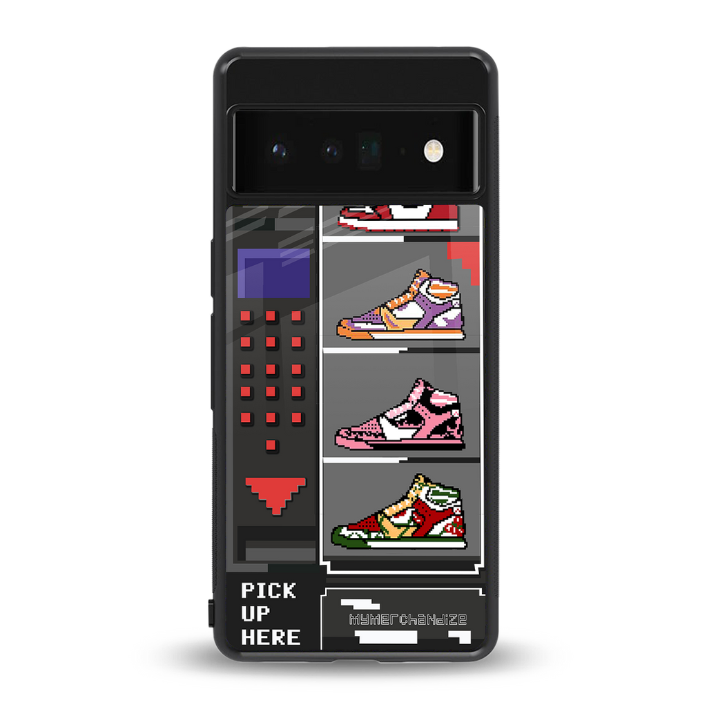 sneaxels back phone cover | glass case for google pixel 6 pro