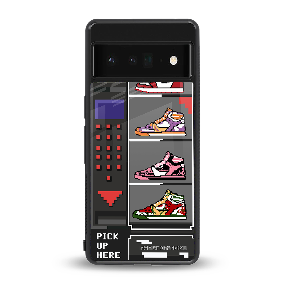 sneaxels back phone cover | glass case for google pixel 6 pro