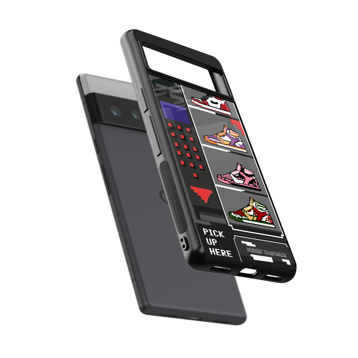 sneaxels back phone cover | glass case for google pixel 6 pro