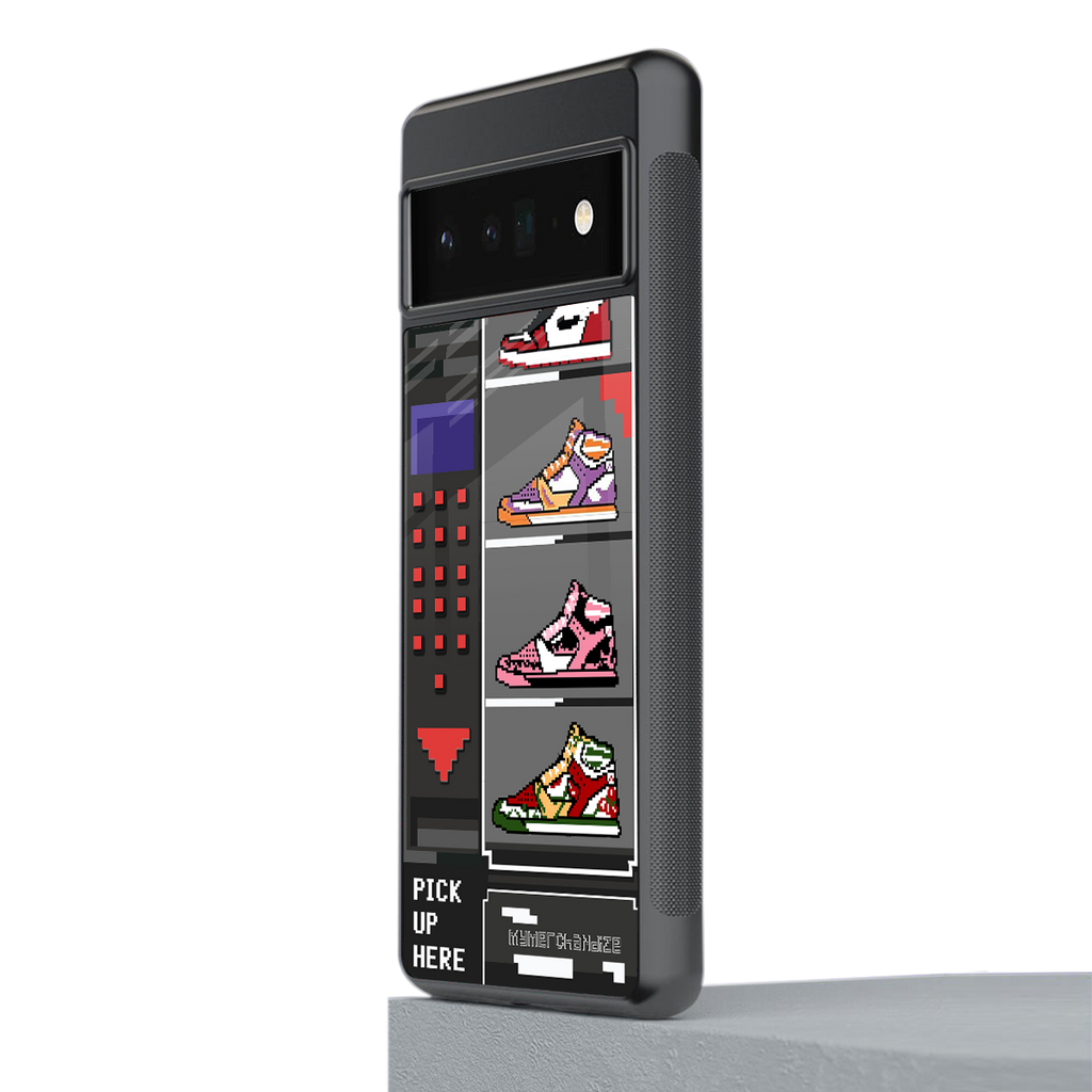 sneaxels back phone cover | glass case for google pixel 6 pro