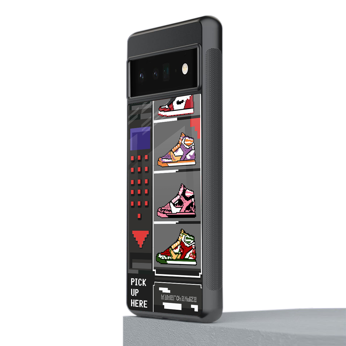 sneaxels back phone cover | glass case for google pixel 6 pro