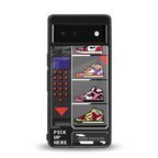 sneaxels back phone cover | glass case for google pixel 6