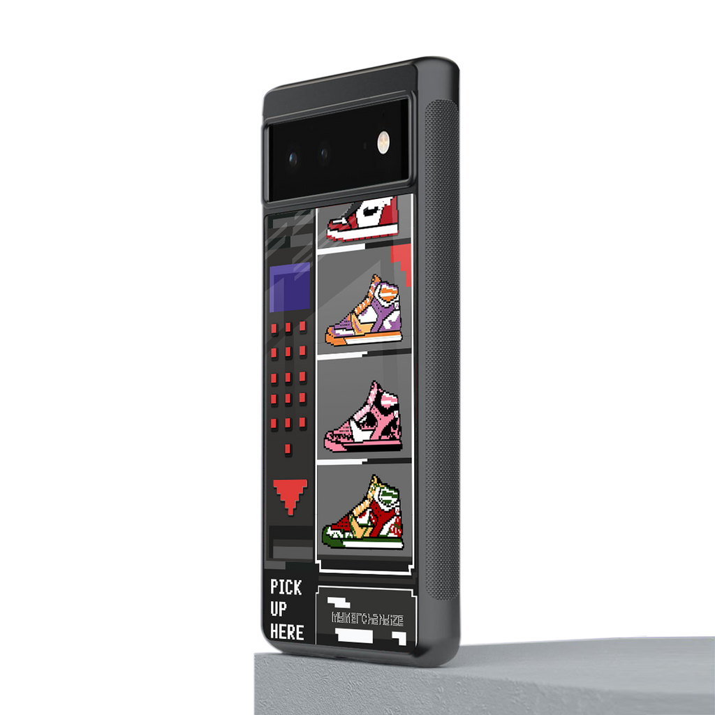 sneaxels back phone cover | glass case for google pixel 6