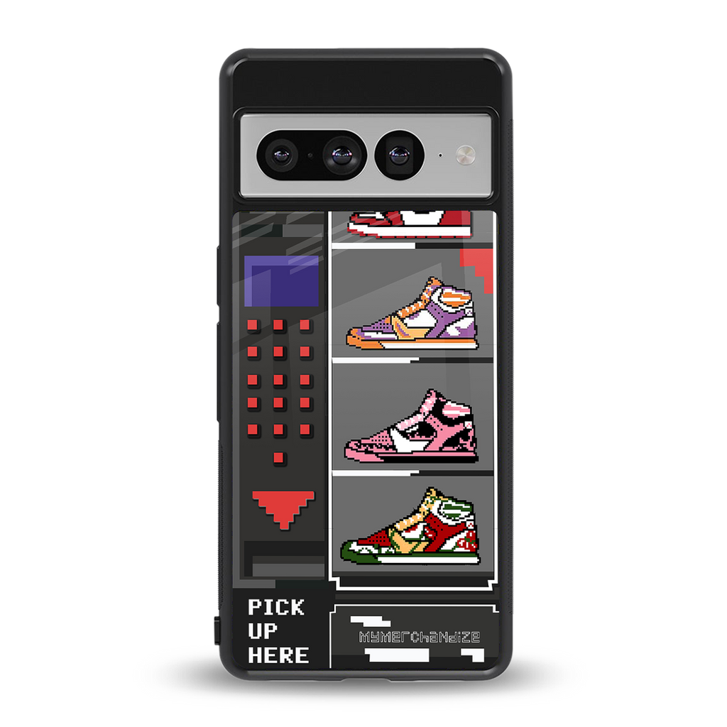 sneaxels back phone cover | glass case for google pixel 7 pro