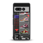 sneaxels back phone cover | glass case for google pixel 7 pro