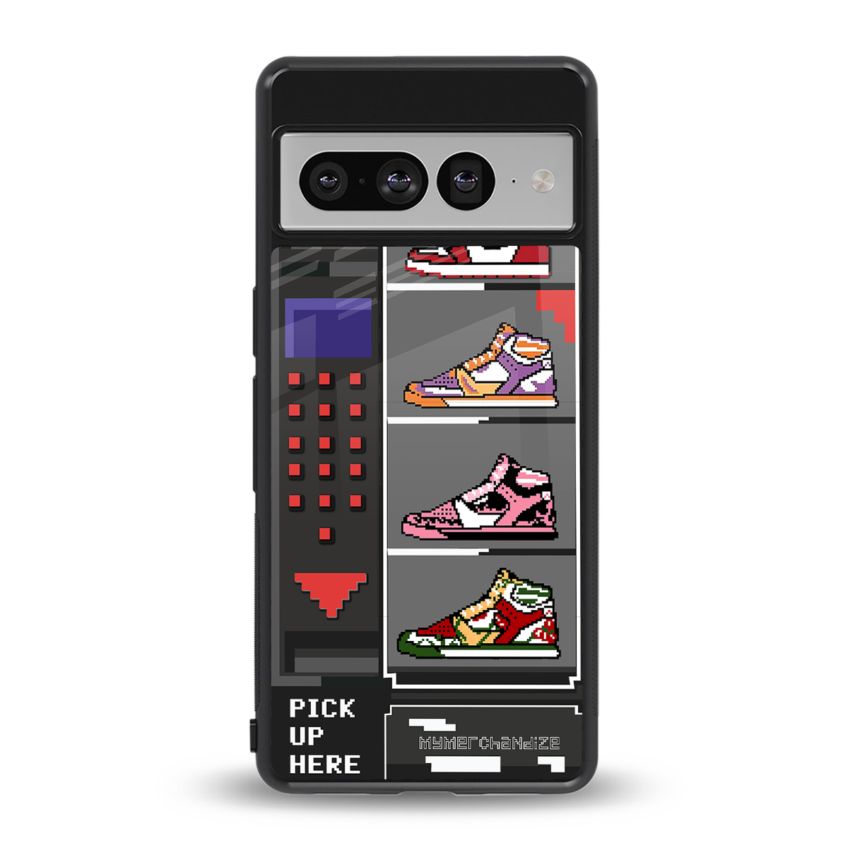 sneaxels back phone cover | glass case for google pixel 7 pro