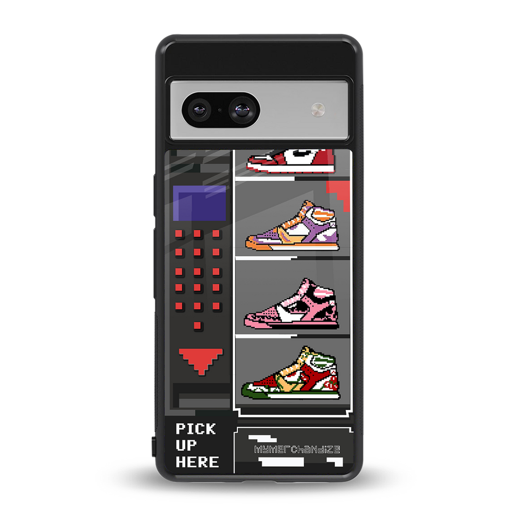 sneaxels back phone cover | glass case for Google Pixel 7A