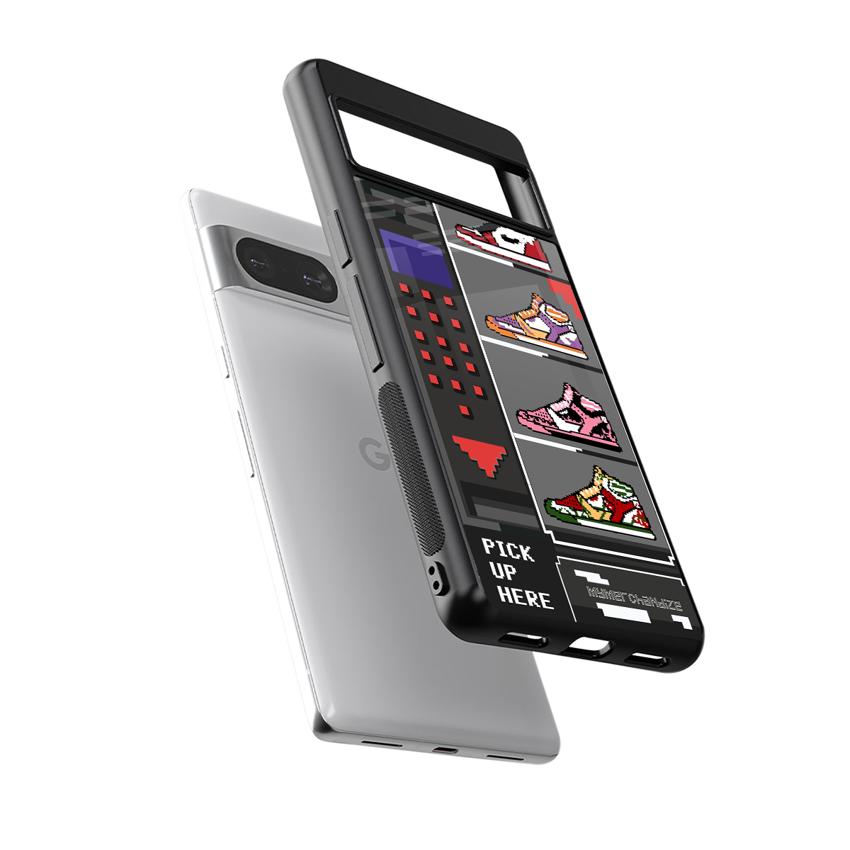 sneaxels back phone cover | glass case for Google Pixel 8