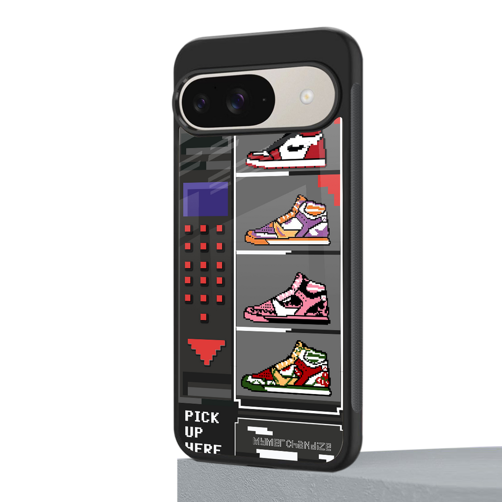 sneaxels back phone cover | glass case for google pixel 9