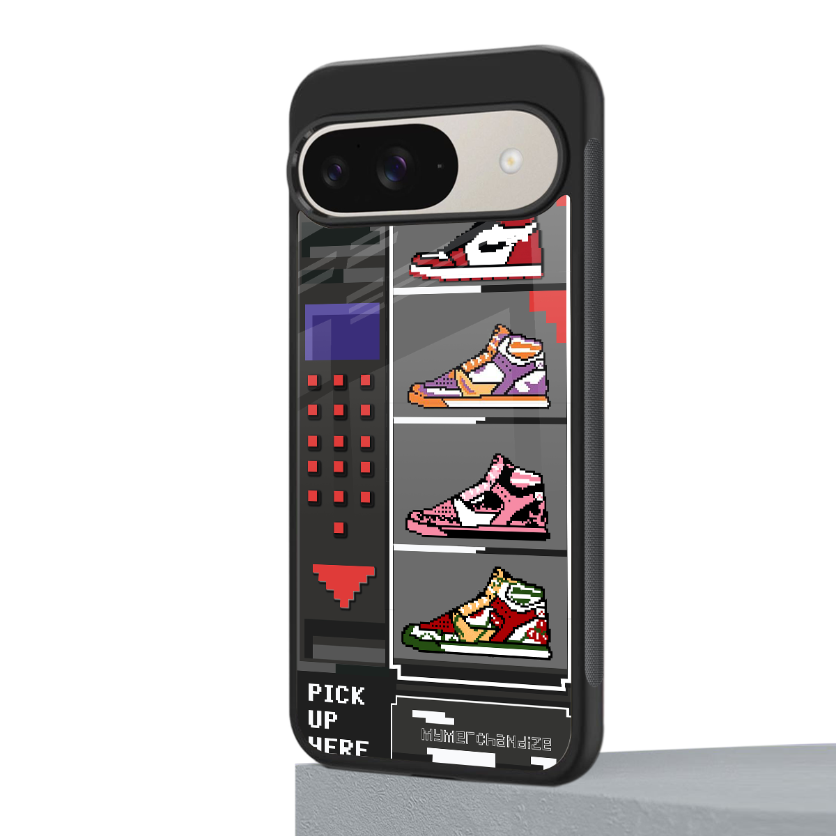 sneaxels back phone cover | glass case for google pixel 9