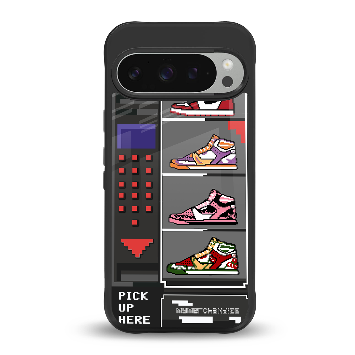 sneaxels back phone cover | glass case for google pixel 9 pro xl